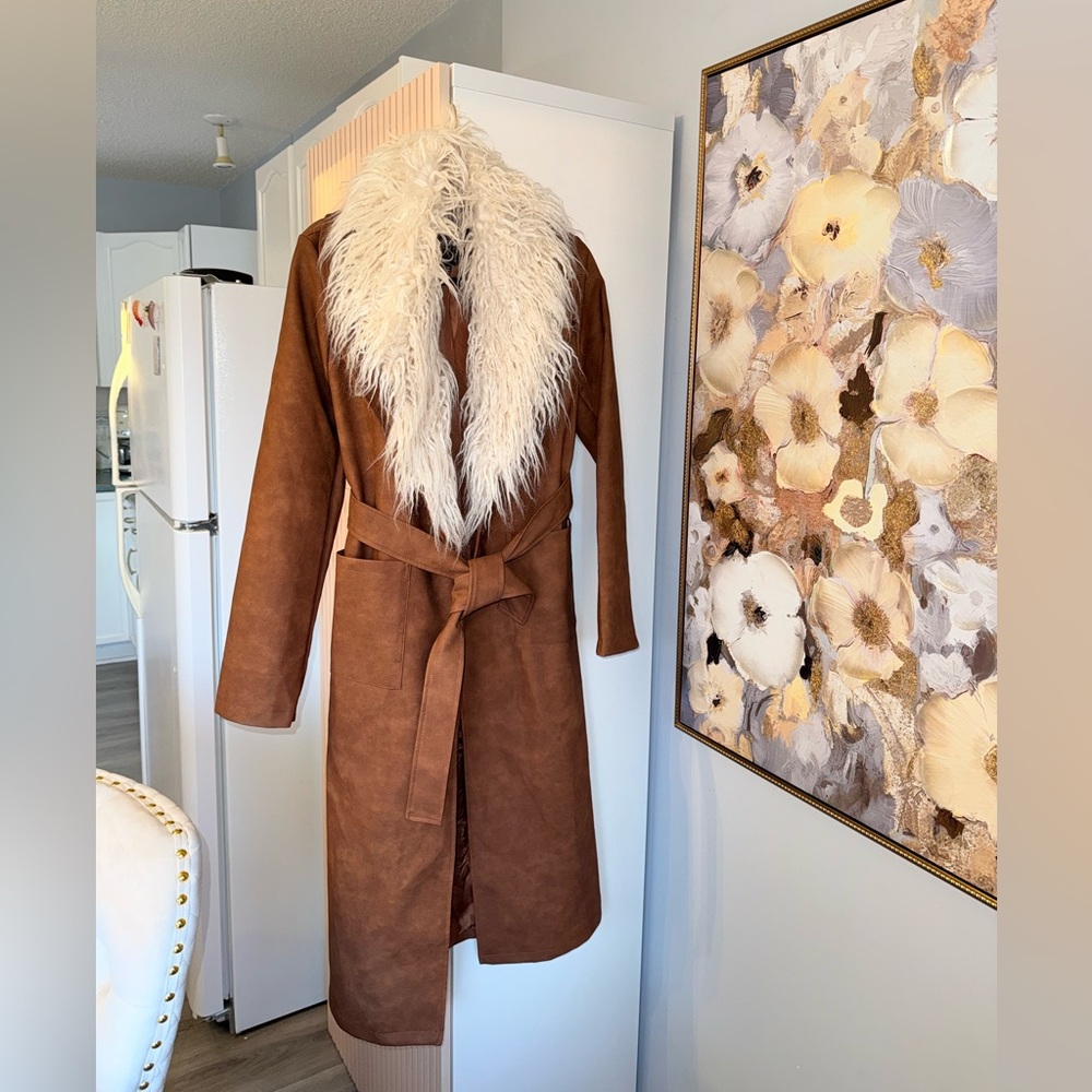 - brown coat new